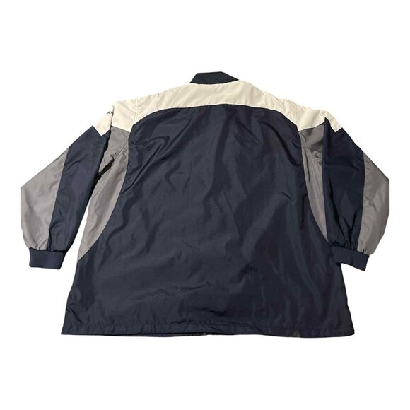 Dallas Cowboys Jacket Mens 2XL Blue Gray NFL‎ Football Reebok Full Zip Throwback - Picture 2 of 7